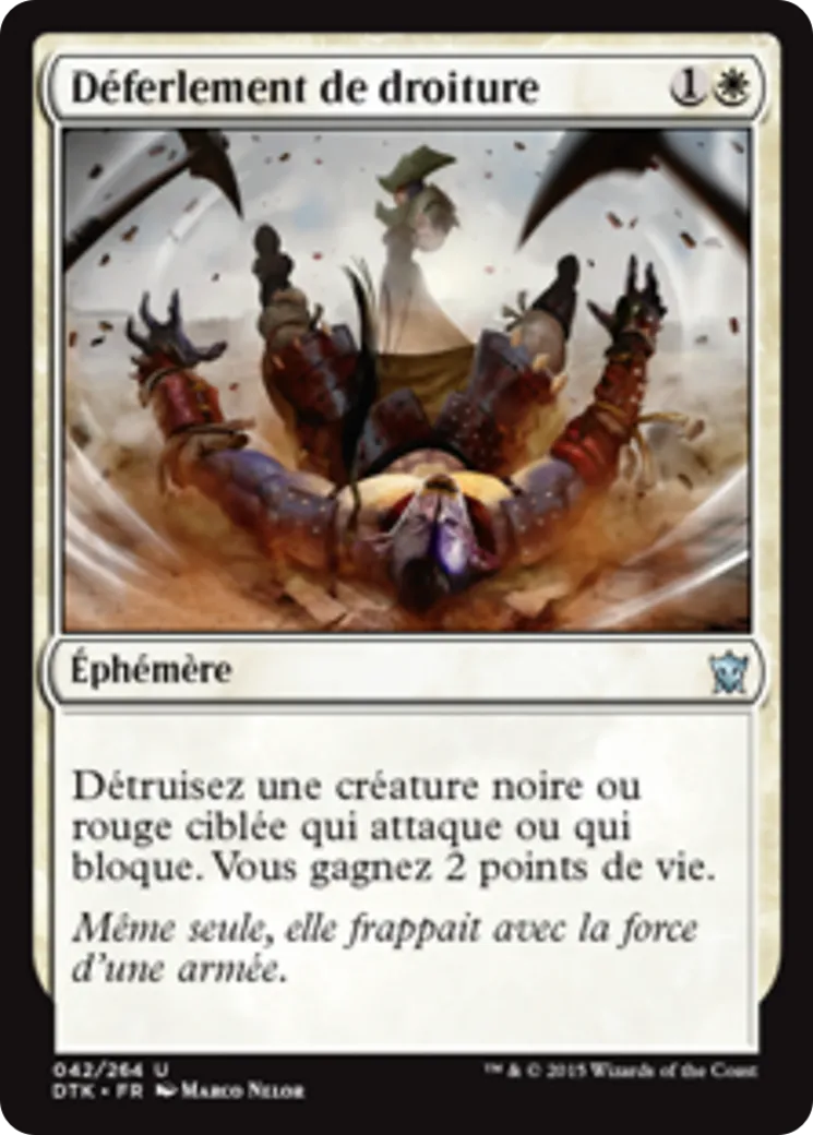 Déferlement de droiture — Dragons of Tarkir — Magic: The Gathering