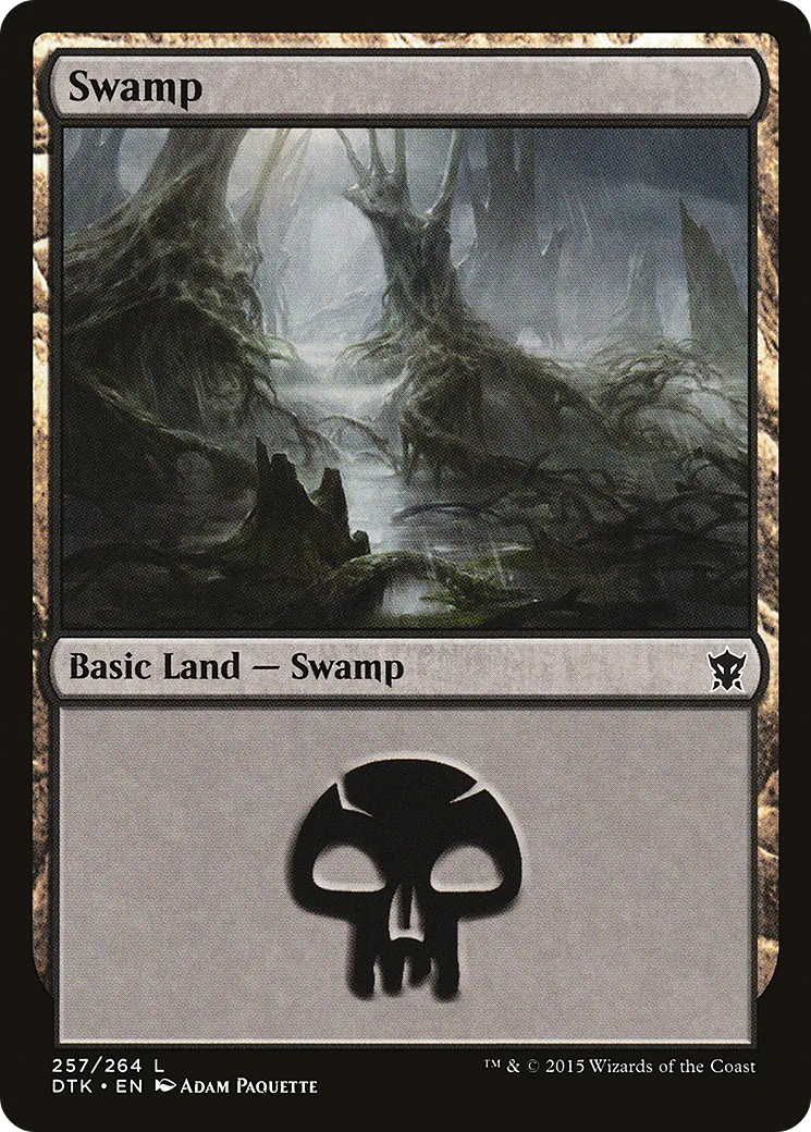 Swamp — Dragons of Tarkir — Magic: The Gathering