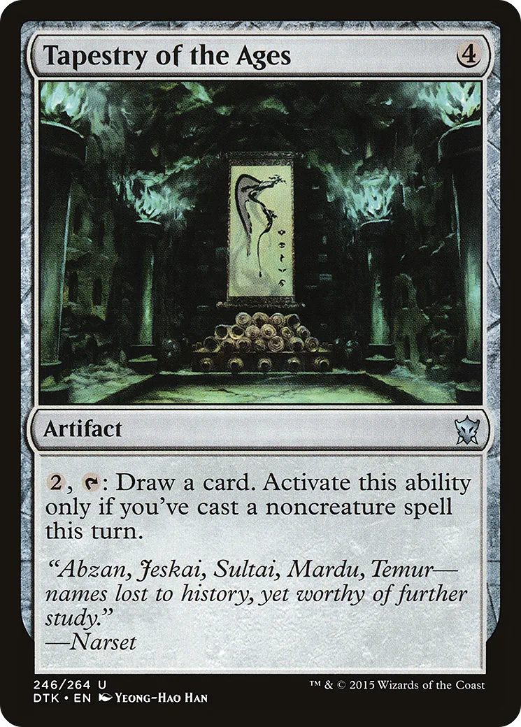 Tapestry of the Ages — Dragons of Tarkir — Magic: The Gathering
