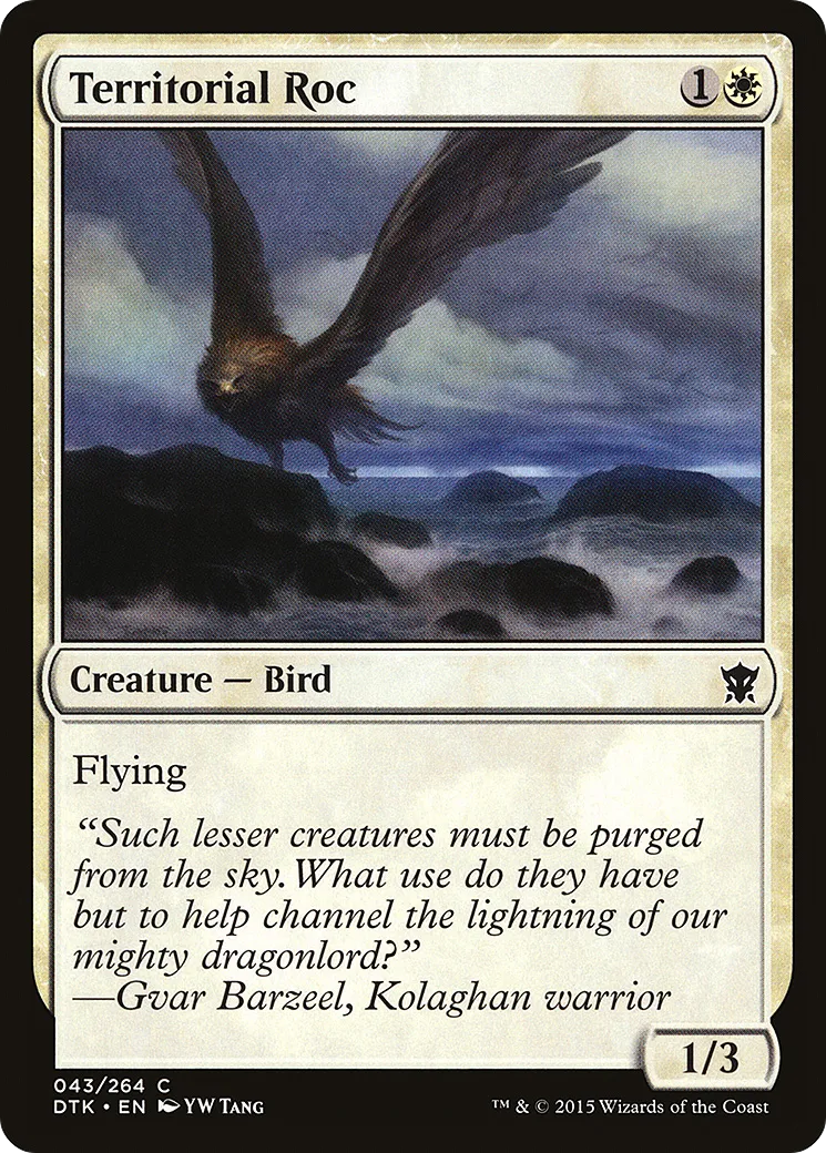 Territorial Roc — Dragons of Tarkir — Magic: The Gathering