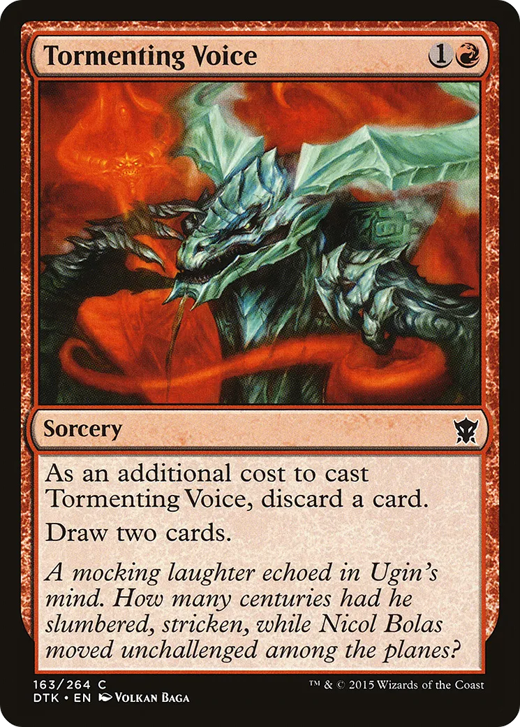 Tormenting Voice — Dragons of Tarkir — Magic: The Gathering