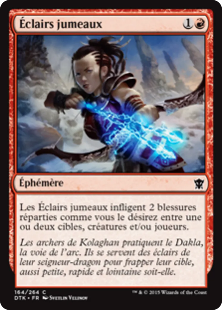Éclairs jumeaux from Dragons of Tarkir - Magic: The Gathering