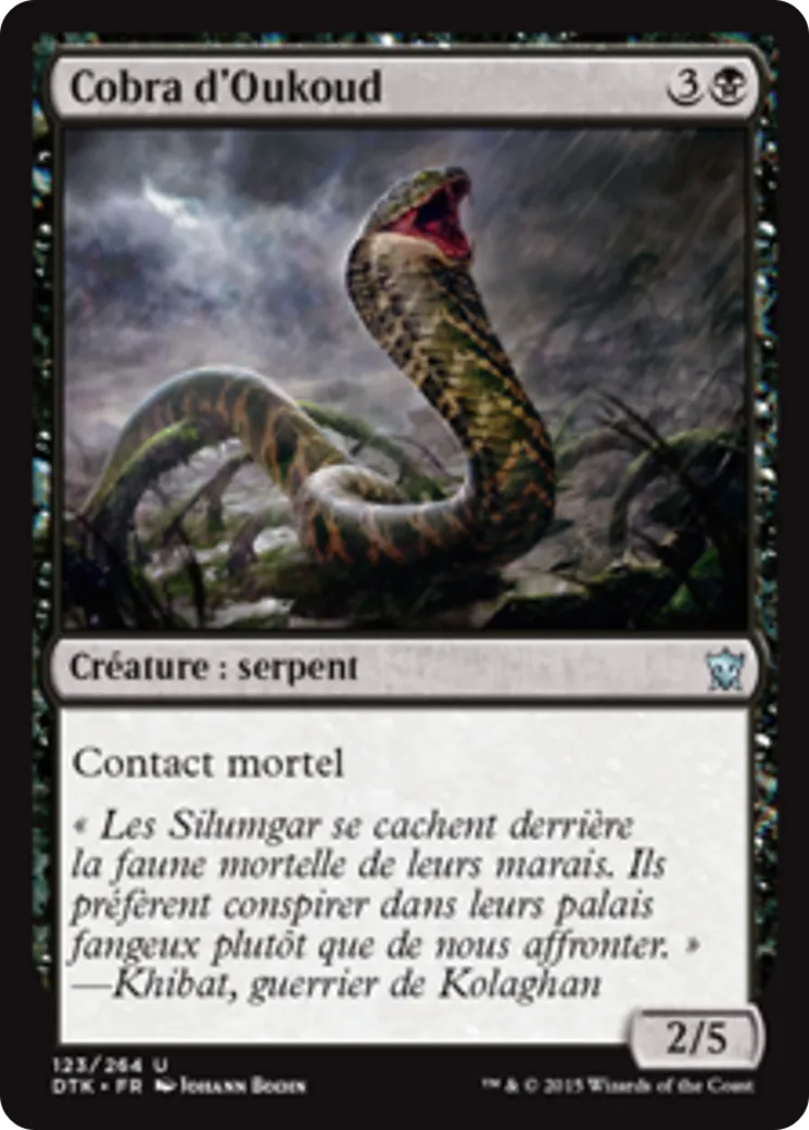 Cobra d'Oukoud from Dragons of Tarkir - Magic: The Gathering
