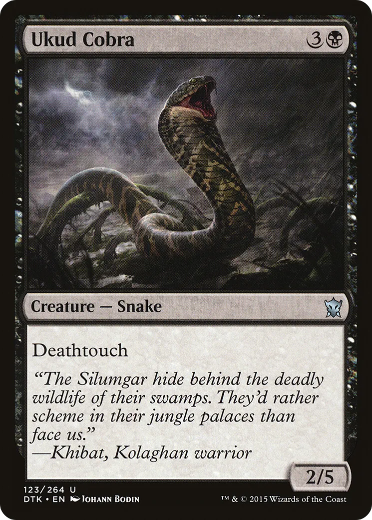 Ukud Cobra — Dragons of Tarkir — Magic: The Gathering