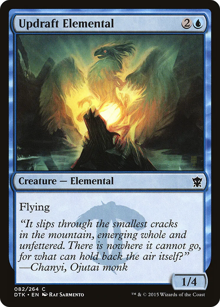 Updraft Elemental — Dragons of Tarkir — Magic: The Gathering