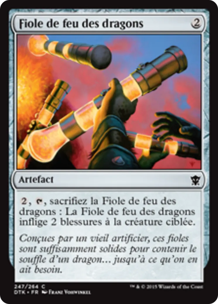 Fiole de feu des dragons — Dragons of Tarkir — Magic: The Gathering