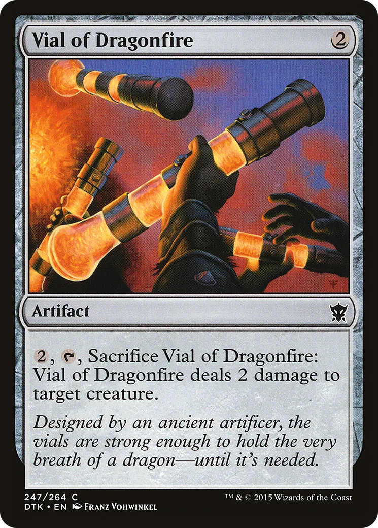 Vial of Dragonfire — Dragons of Tarkir — Magic: The Gathering