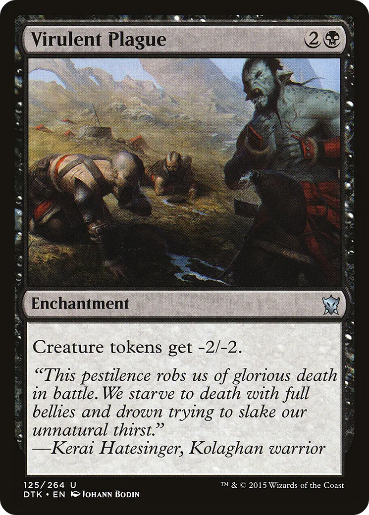 Peste virulente — Dragons of Tarkir — Magic: The Gathering