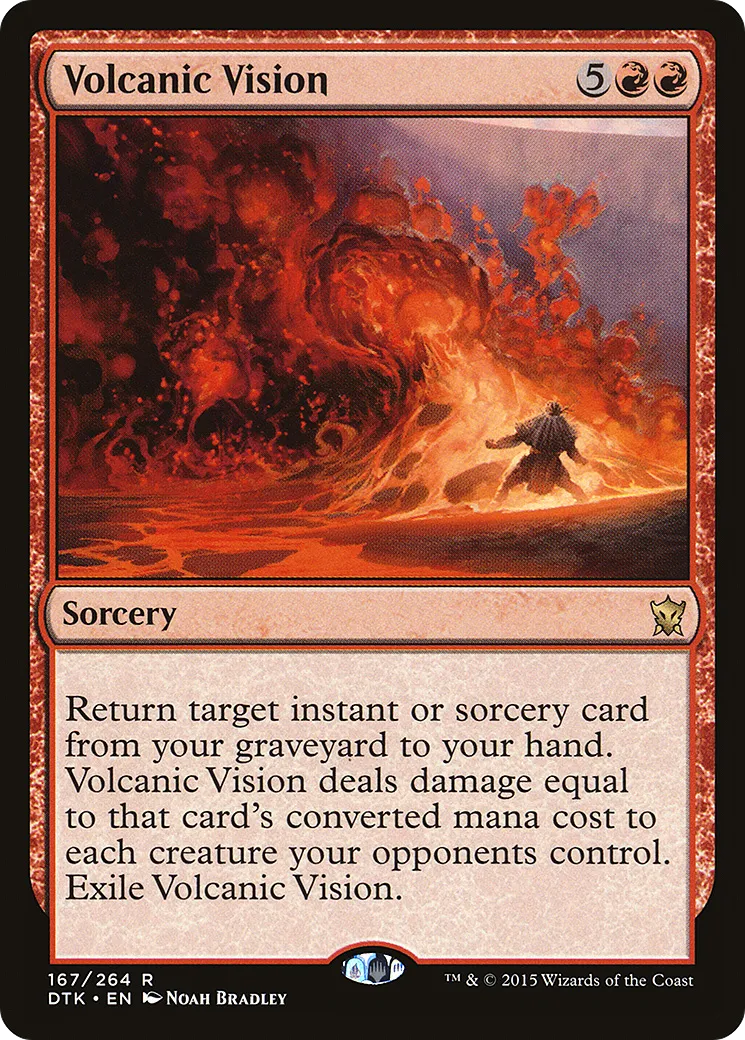 Volcanic Vision — Dragons of Tarkir — Magic: The Gathering