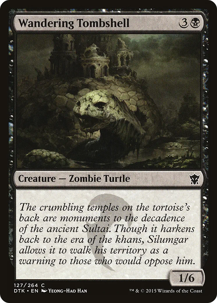 Carapace-nécropole errante — Dragons of Tarkir — Magic: The Gathering