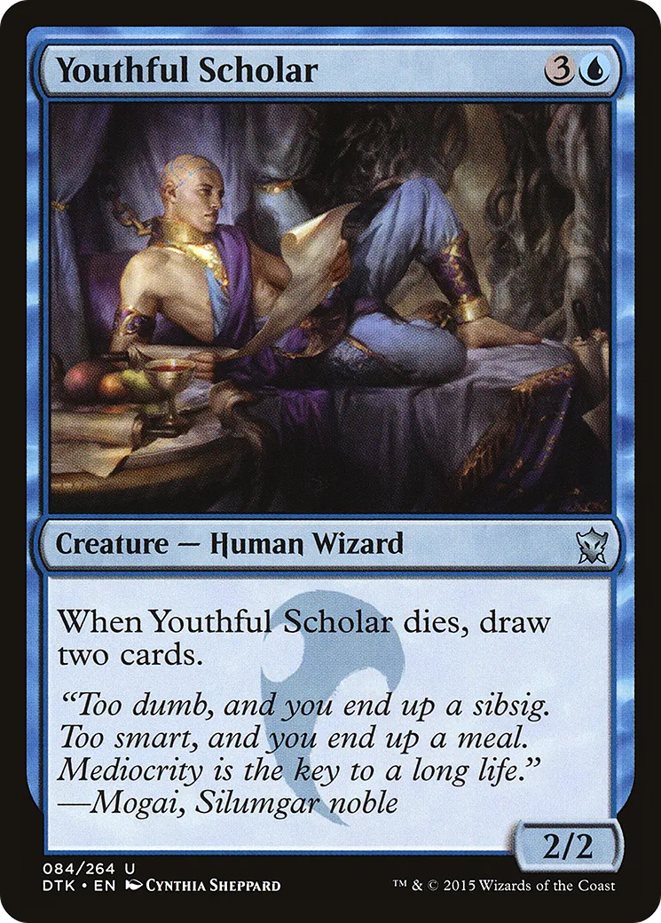 Jeune érudit — Dragons of Tarkir — Magic: The Gathering