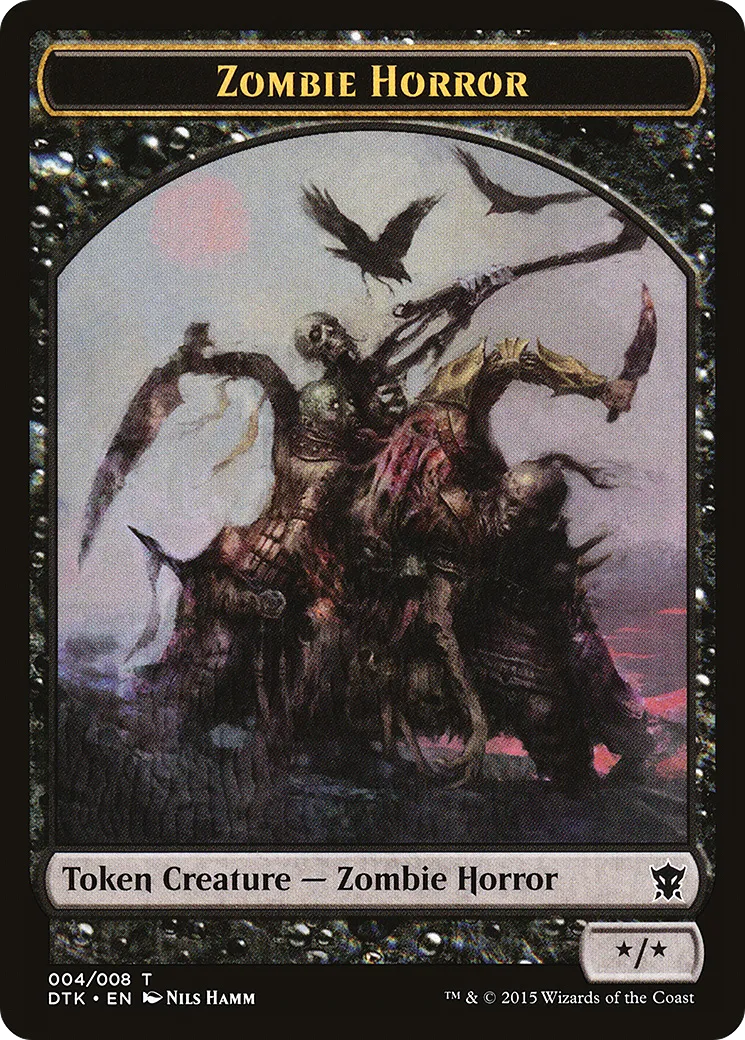 Zombie Horror — Dragons of Tarkir — Magic: The Gathering