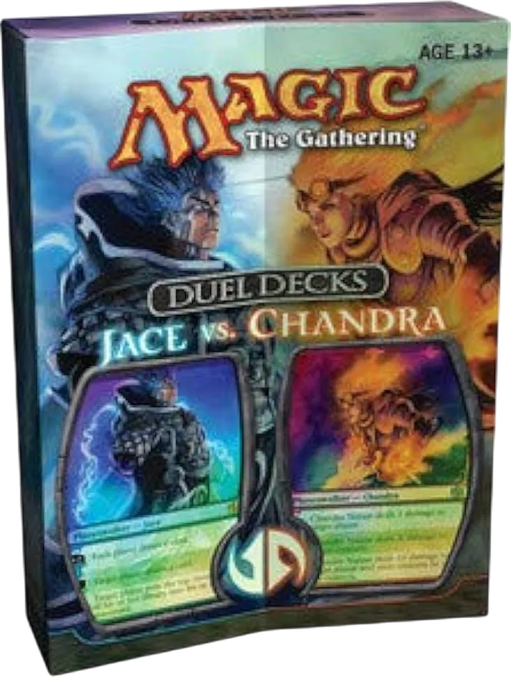 Duel Deck Jace vs Chandra Display — Duel Decks: Jace vs. Chandra — Magic: The Gathering