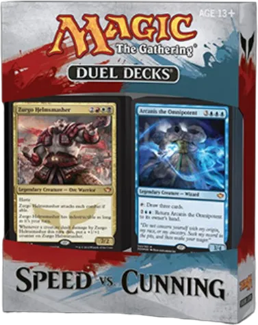 Display de Duel Decks Speed vs Cunning — Duel Decks: Speed vs. Cunning — Magic: The Gathering