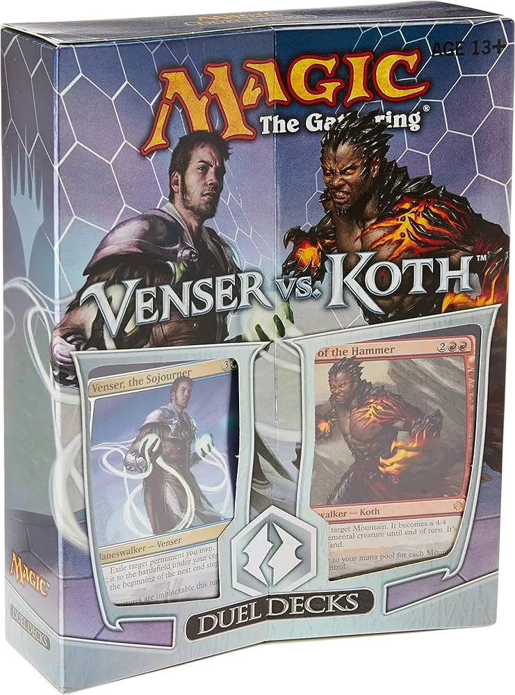 Display de Duel Decks Venser vs Koth — Duel Decks: Venser vs. Koth — Magic: The Gathering