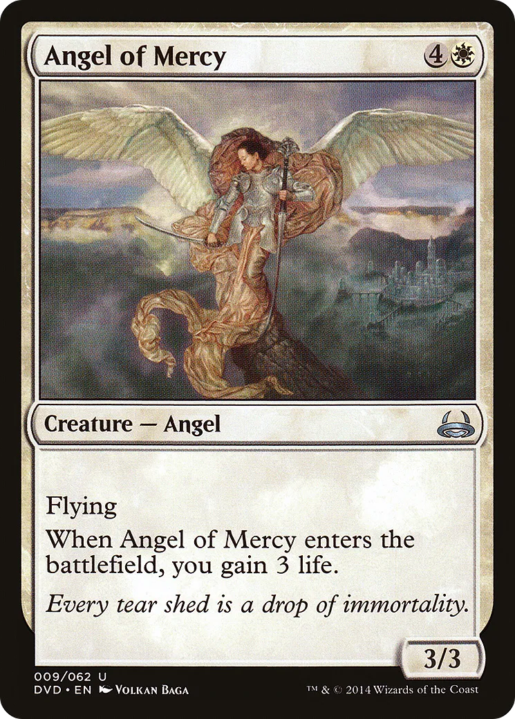 Angel of Mercy — Duel Decks Anthology: Divine vs. Demonic — Magic: The Gathering