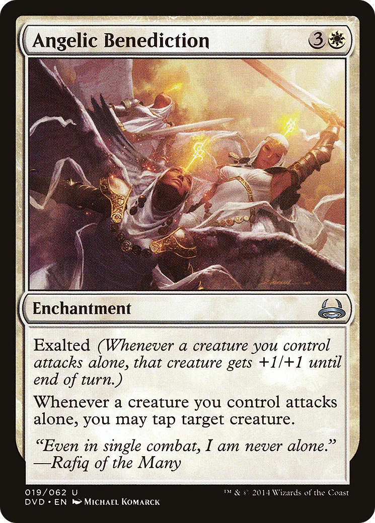 Angelic Benediction — Duel Decks Anthology: Divine vs. Demonic — Magic: The Gathering