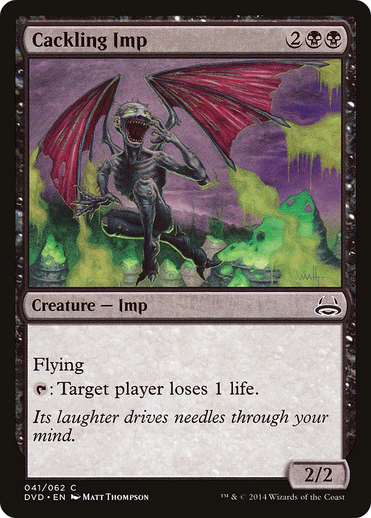 Cackling Imp — Duel Decks Anthology: Divine vs. Demonic — Magic: The Gathering