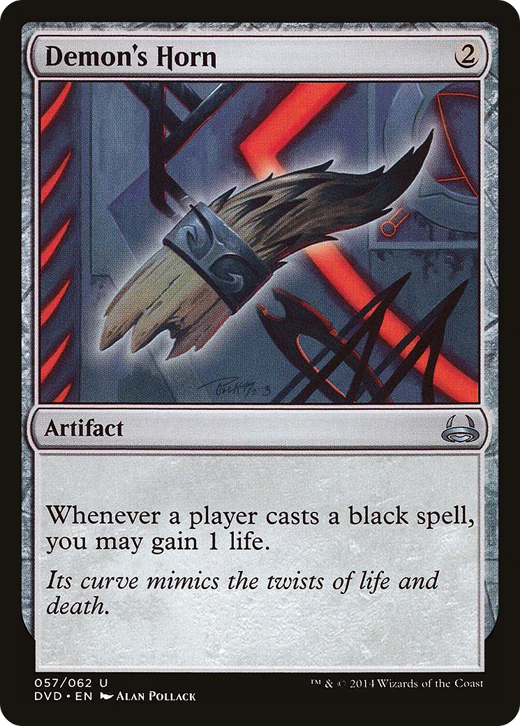 Demon's Horn — Duel Decks Anthology: Divine vs. Demonic — Magic: The Gathering
