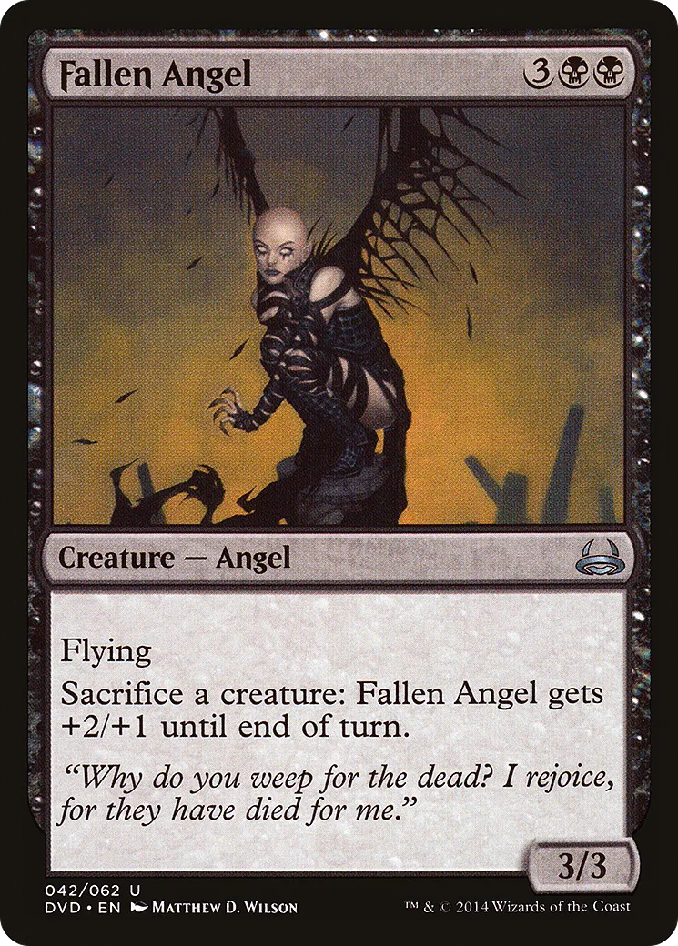 Fallen Angel — Duel Decks Anthology: Divine vs. Demonic — Magic: The Gathering
