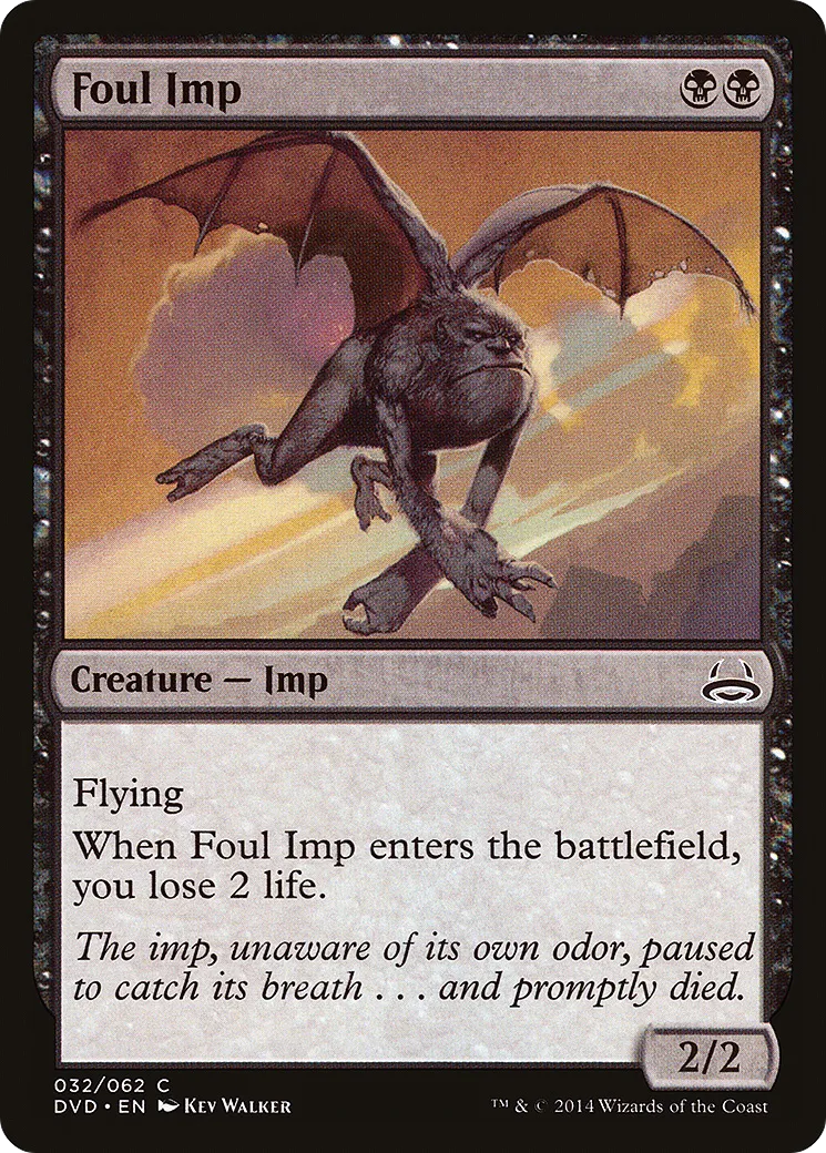 Foul Imp — Duel Decks Anthology: Divine vs. Demonic — Magic: The Gathering