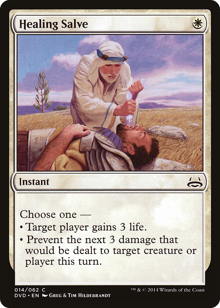 Healing Salve — Duel Decks Anthology: Divine vs. Demonic — Magic: The Gathering