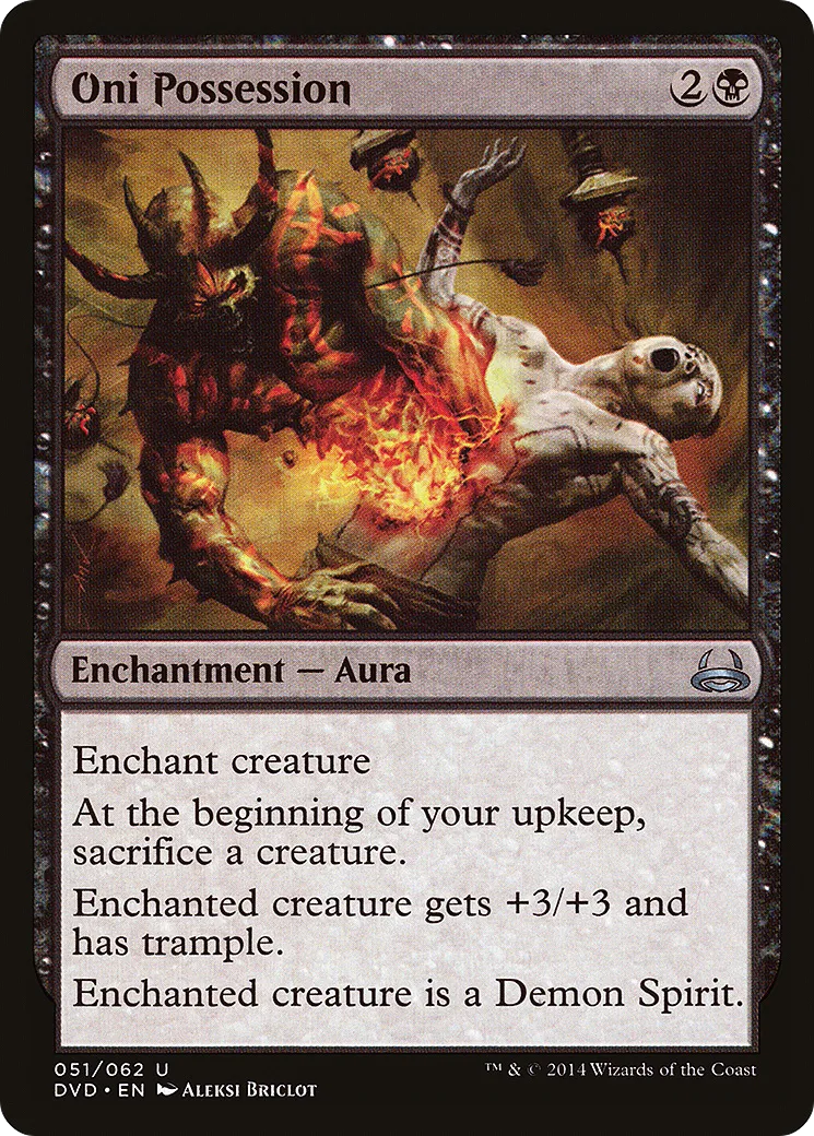 Oni Possession — Duel Decks Anthology: Divine vs. Demonic — Magic: The Gathering