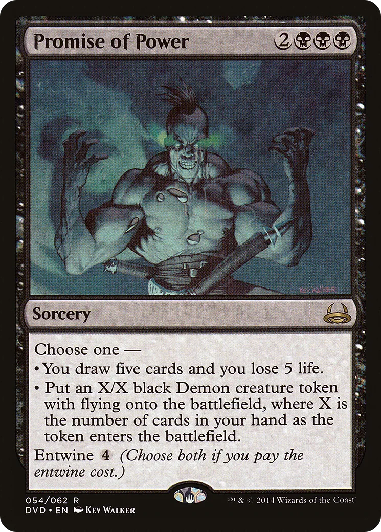 Promise of Power — Duel Decks Anthology: Divine vs. Demonic — Magic: The Gathering