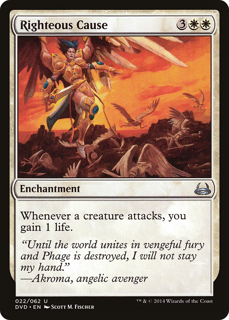 Righteous Cause — Duel Decks Anthology: Divine vs. Demonic — Magic: The Gathering