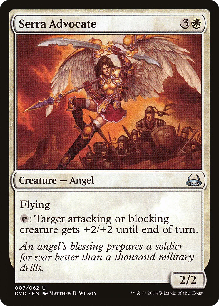 Serra Advocate — Duel Decks Anthology: Divine vs. Demonic — Magic: The Gathering