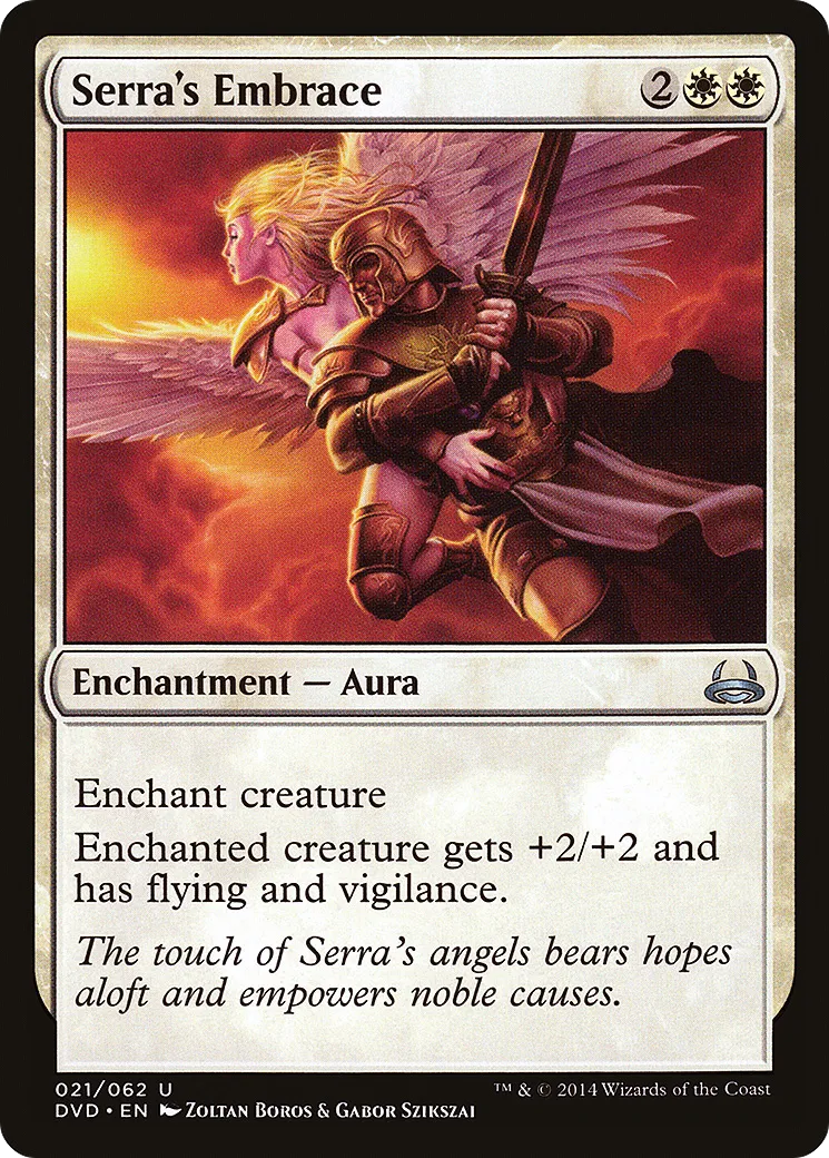 Serra's Embrace from Duel Decks Anthology: Divine vs. Demonic - Magic: The Gathering