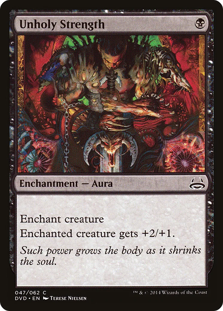 Unholy Strength — Duel Decks Anthology: Divine vs. Demonic — Magic: The Gathering