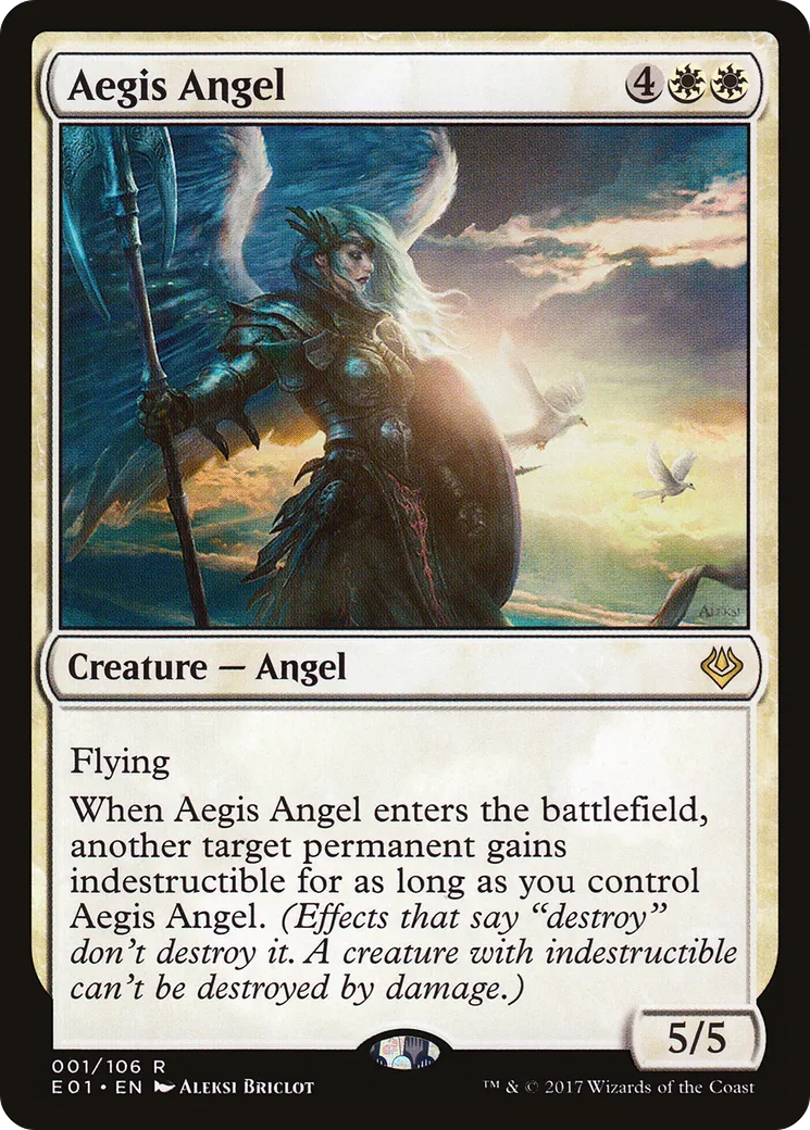 Aegis Angel — Archenemy: Nicol Bolas — Magic: The Gathering