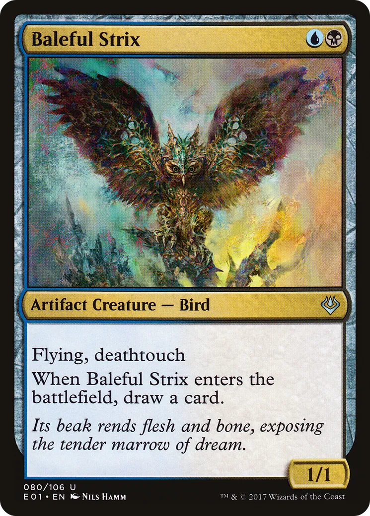 Baleful Strix — Archenemy: Nicol Bolas — Magic: The Gathering