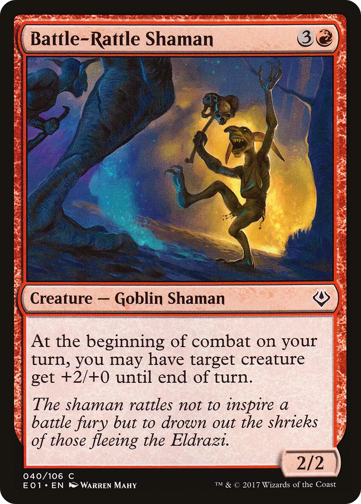 Battle-Rattle Shaman — Archenemy: Nicol Bolas — Magic: The Gathering
