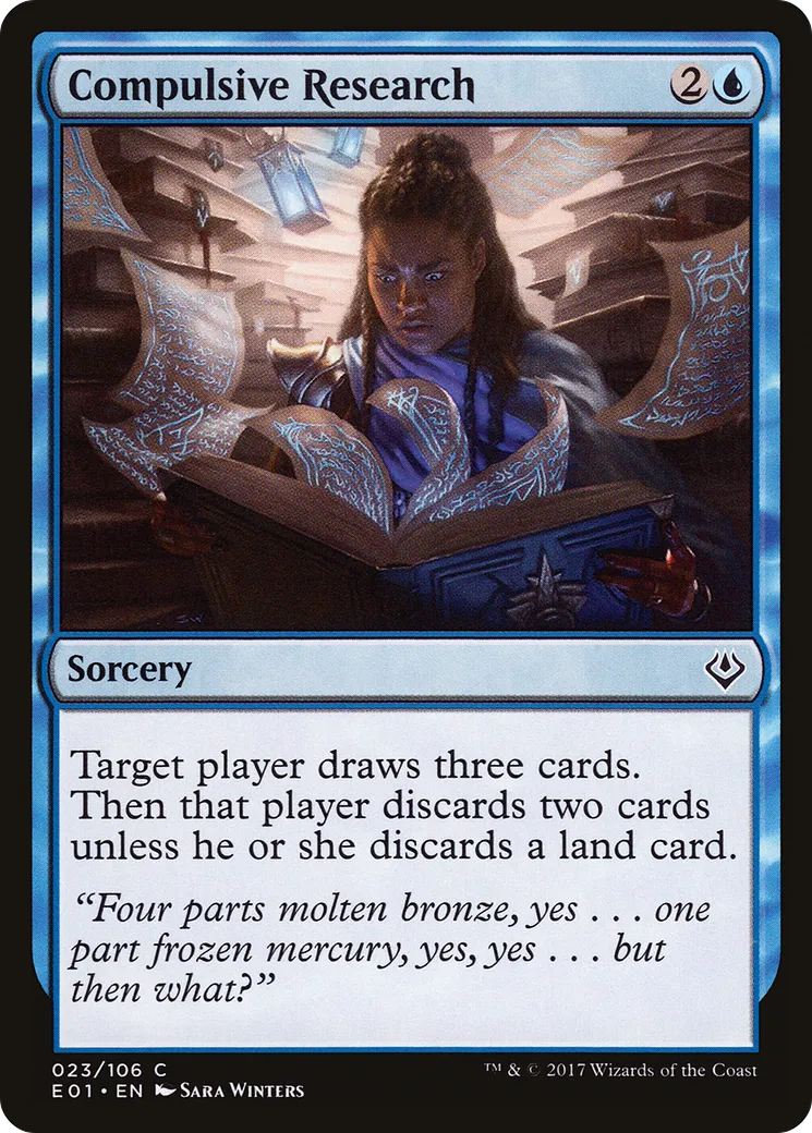 Compulsive Research — Archenemy: Nicol Bolas — Magic: The Gathering