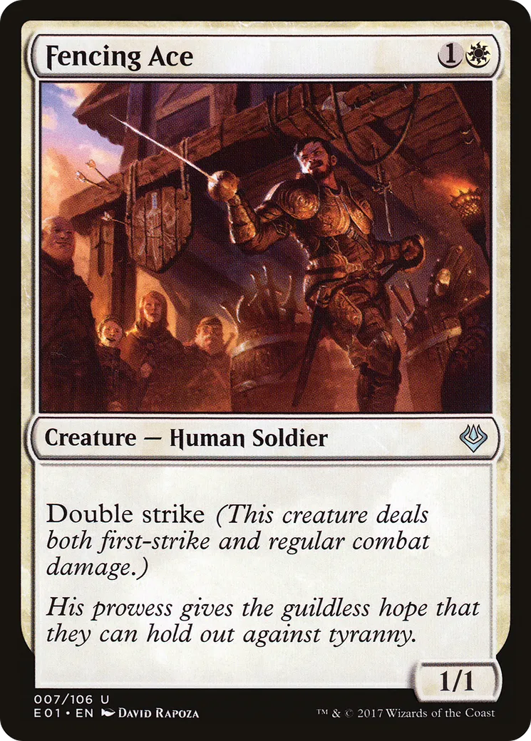 Fencing Ace — Archenemy: Nicol Bolas — Magic: The Gathering