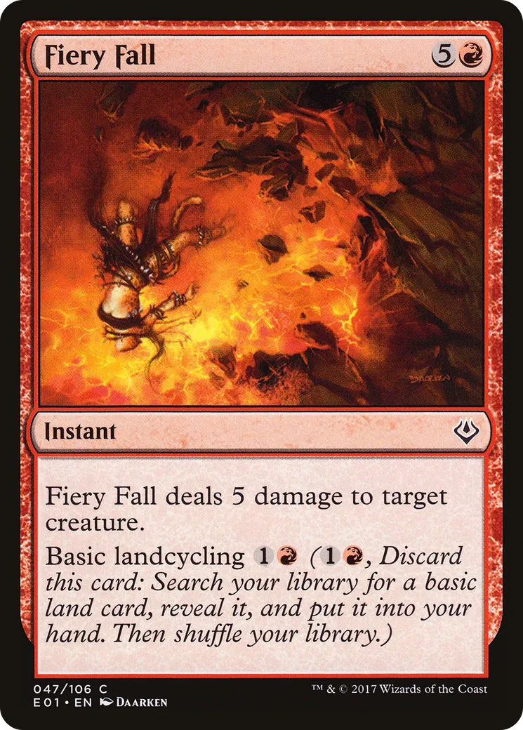 Chute ardente — Archenemy: Nicol Bolas — Magic: The Gathering