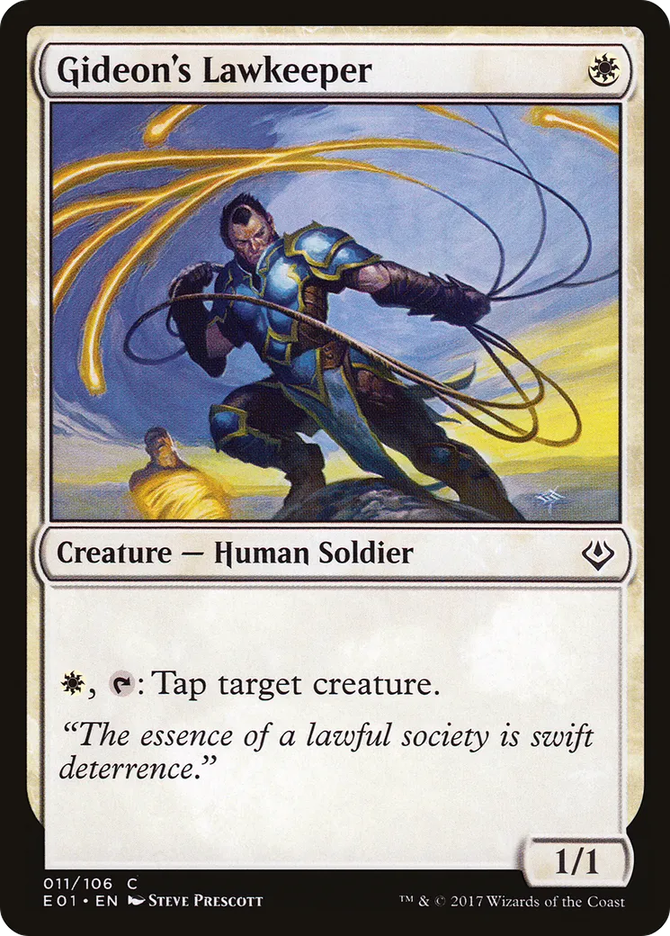 Gideon's Lawkeeper — Archenemy: Nicol Bolas — Magic: The Gathering