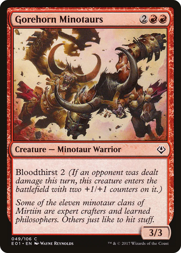 Minotaures corneboyaux — Archenemy: Nicol Bolas — Magic: The Gathering