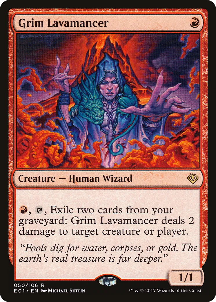 Sinistre lavamancien — Archenemy: Nicol Bolas — Magic: The Gathering