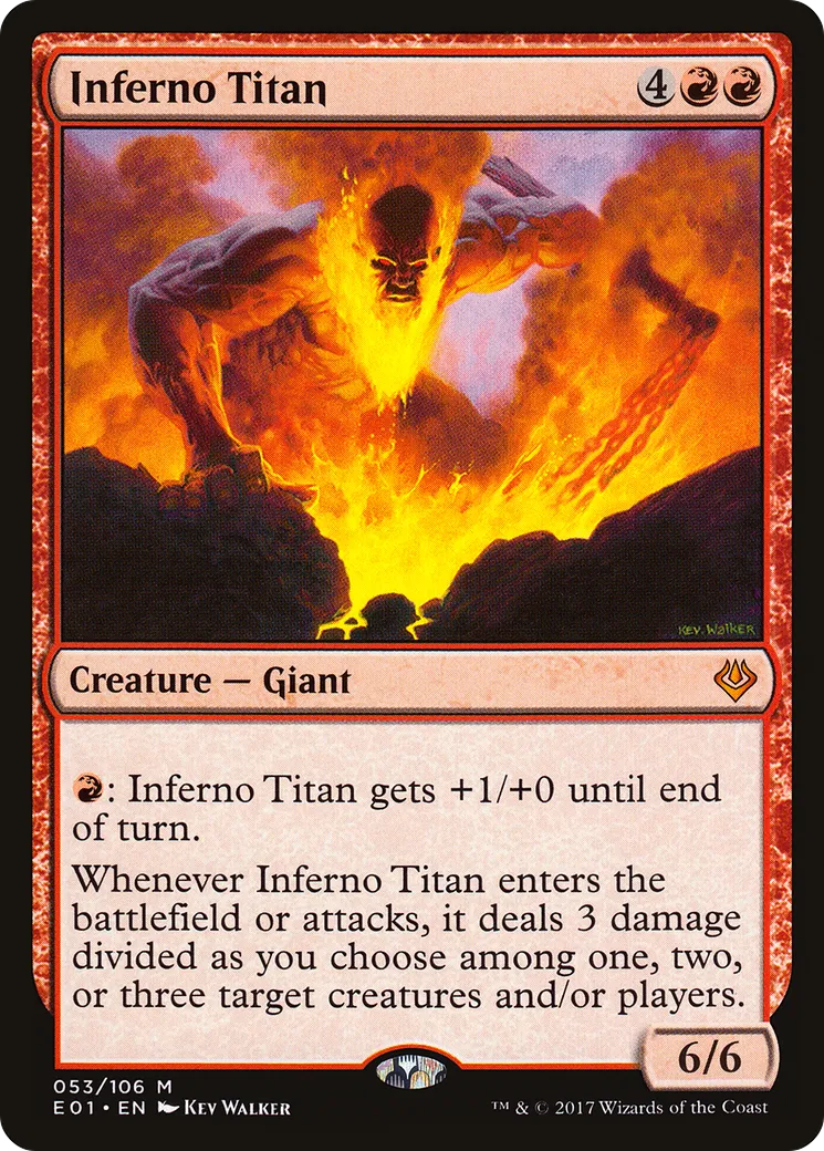 Inferno Titan — Archenemy: Nicol Bolas — Magic: The Gathering