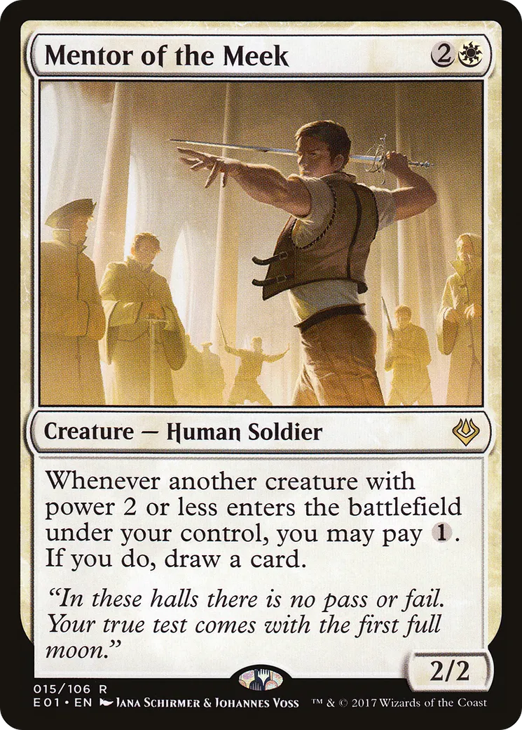 Mentor of the Meek — Archenemy: Nicol Bolas — Magic: The Gathering