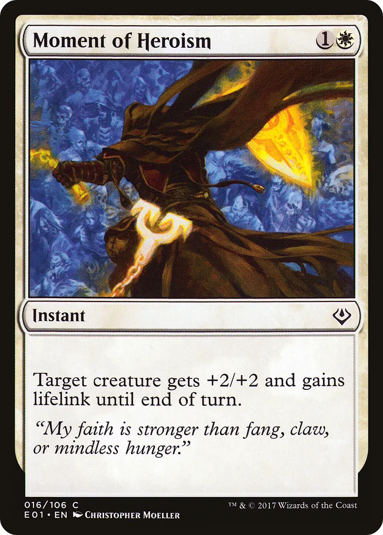 Instant d'héroïsme — Archenemy: Nicol Bolas — Magic: The Gathering