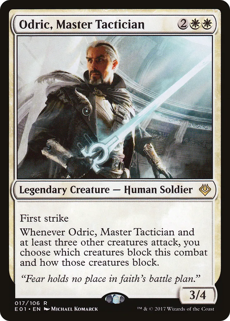 Odric, maître tacticien — Archenemy: Nicol Bolas — Magic: The Gathering