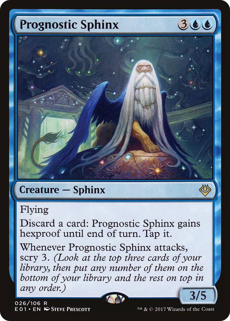 Prognostic Sphinx from Archenemy: Nicol Bolas - Magic: The Gathering