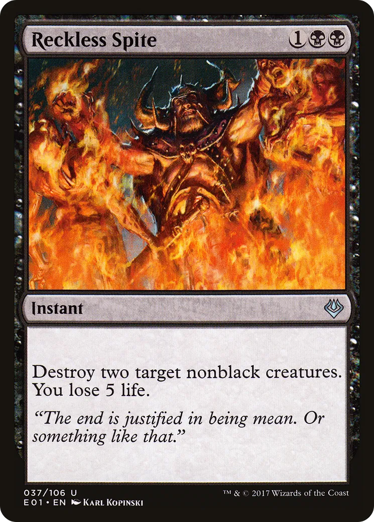 Reckless Spite — Archenemy: Nicol Bolas — Magic: The Gathering