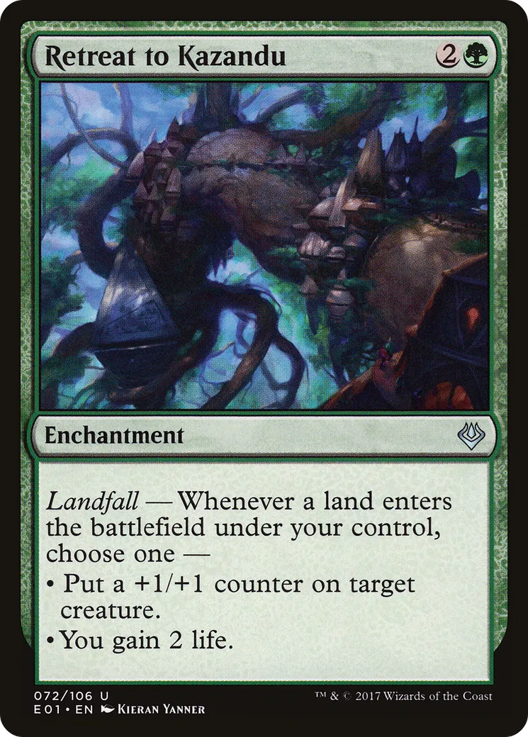 Retreat to Kazandu — Archenemy: Nicol Bolas — Magic: The Gathering