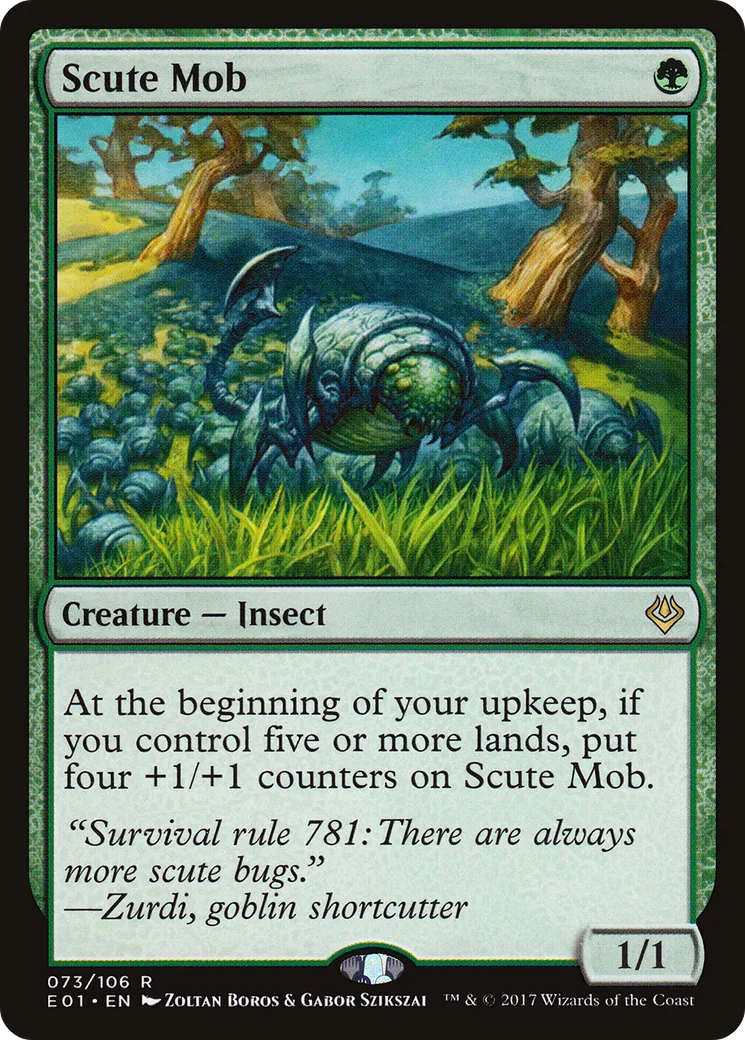 Scute Mob — Archenemy: Nicol Bolas — Magic: The Gathering