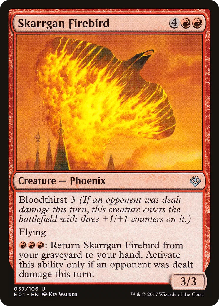 Skarrgan Firebird — Archenemy: Nicol Bolas — Magic: The Gathering